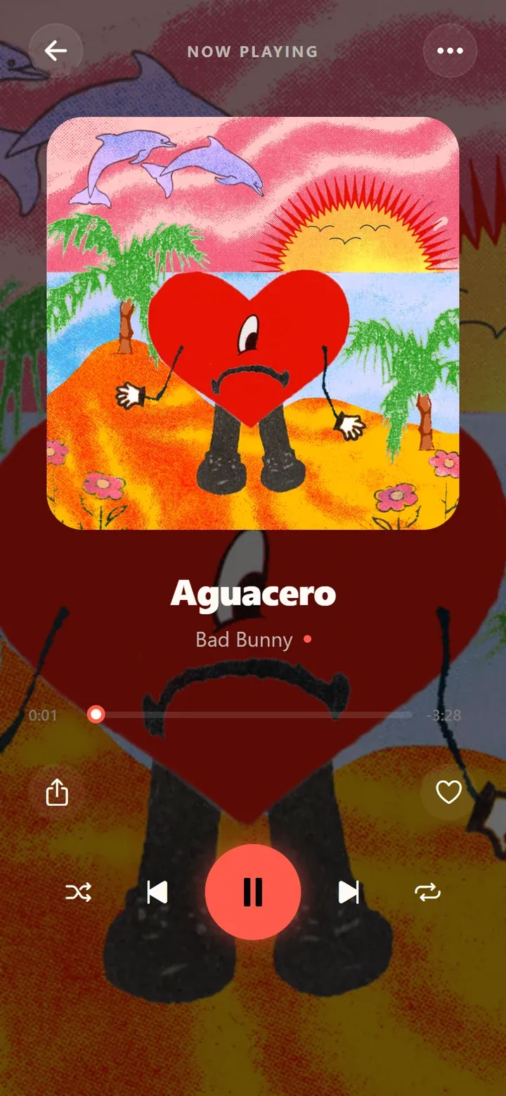 Now playing Aguacero